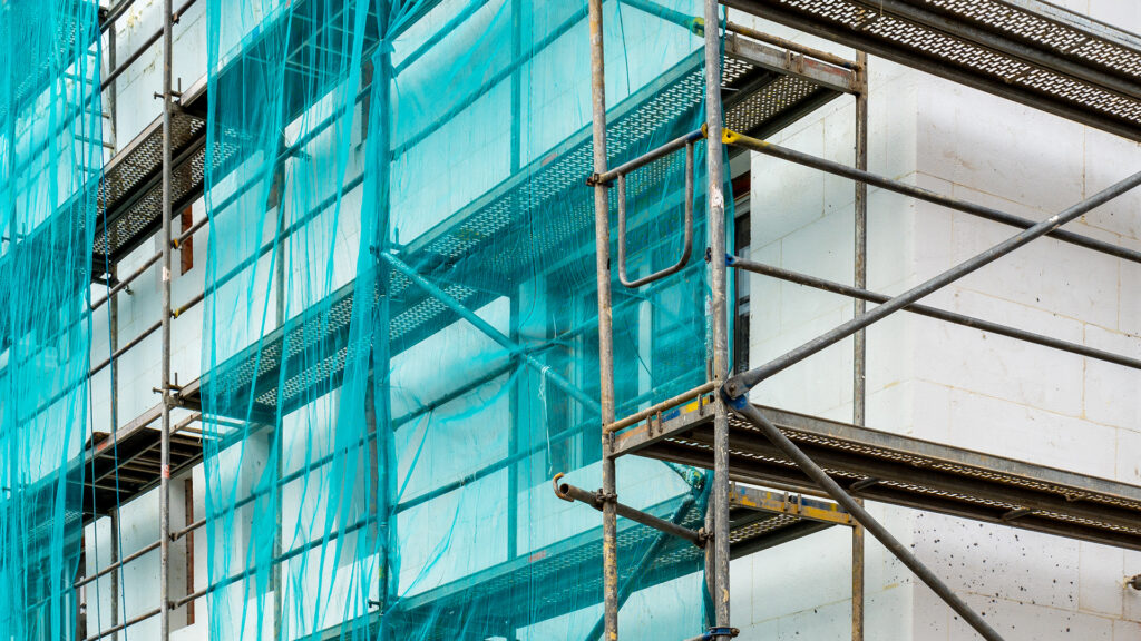 Temporary Scaffolding Mesh